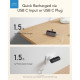 Brave Pocket Mini Portable Power Bank Type-C 20W 5000 mAh BP-14 Black