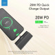Brave Pocket Mini Portable Power Bank Type-C 20W 5000 mAh BP-14 Black