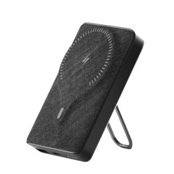 BRAVE 20W 10000mAh Magnetic Mini Pocket Portable Wireless Power Bank with Kickstand and Grip for iPhones
