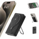 BRAVE 20W 10000mAh Magnetic Mini Pocket Portable Wireless Power Bank with Kickstand and Grip for iPhones