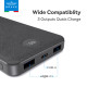 BRAVE 10000mAh Slim Power Bank – 22.5W Fast Charging | Portable USB-C & USB-A Power Bank