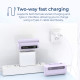 Brave 4-in-1 5000mAh Power Bank with 20W USB-C Fast Charging | Built-in Lightning & Type-C Cables | LED Display | Portable Charger