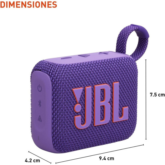 JBL Go 4 - Waterproof and Dustproof Bluetooth Speaker