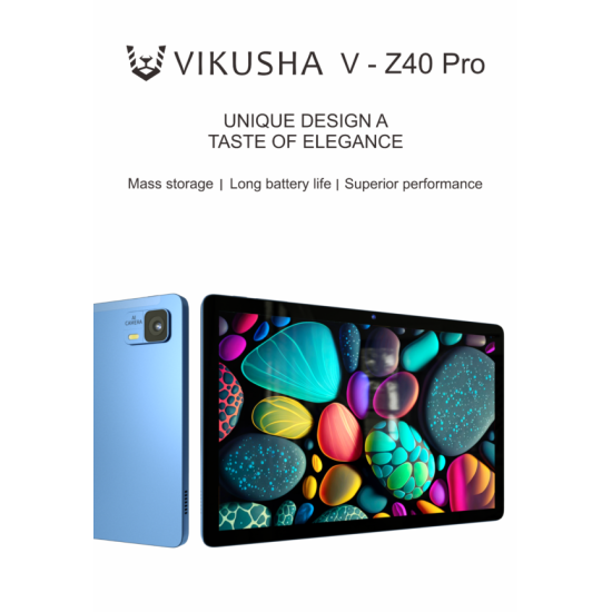 Vikusha VZ-40Pro 4GB RAM 128GB ROM Android Tablet PC