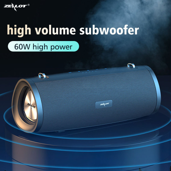 Zealot S39 Bluetooth Speaker - Loud Subwoofer