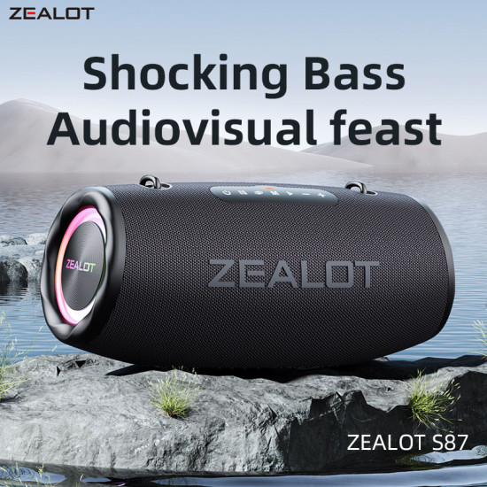 Zealot S87 Bluetooth Speaker -16,000MAH Battery Capacity