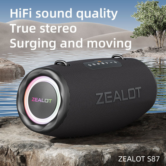 Zealot S87 Bluetooth Speaker -16,000MAH Battery Capacity